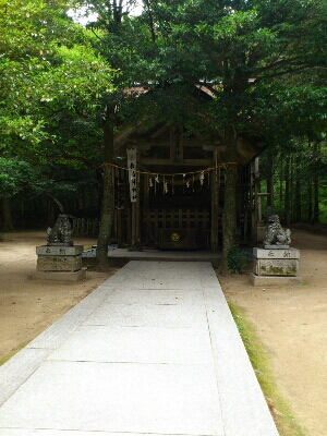 真名井神社の拝殿