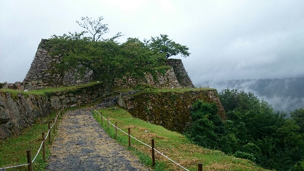 竹田城跡の二の丸とほんまる
