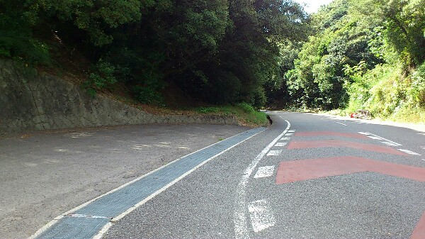 深山第一砲台跡に近い駐車場
