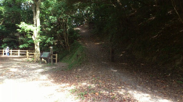 深山第一砲台跡へのルート