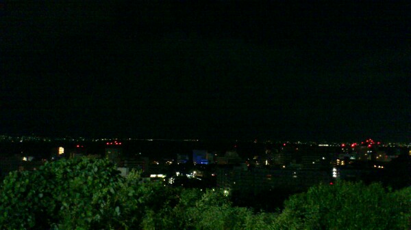 大津サービスエリアから見た夜景