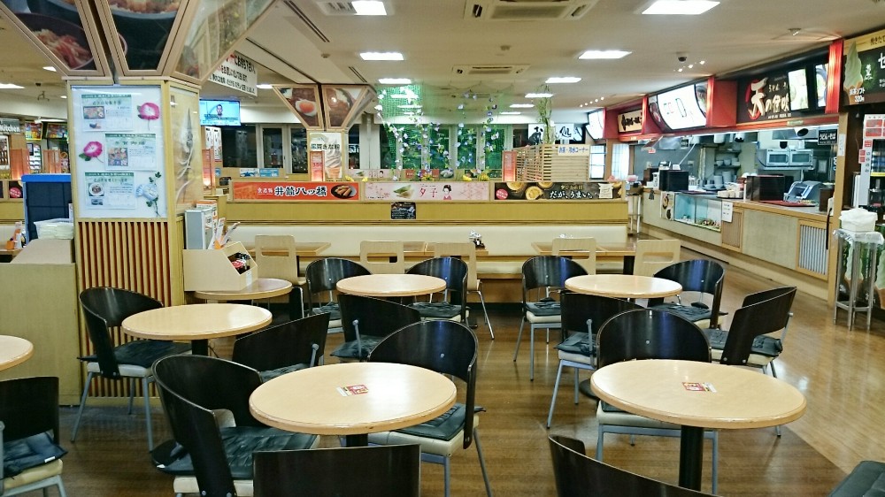 多賀サービスエリア上りのフードコート