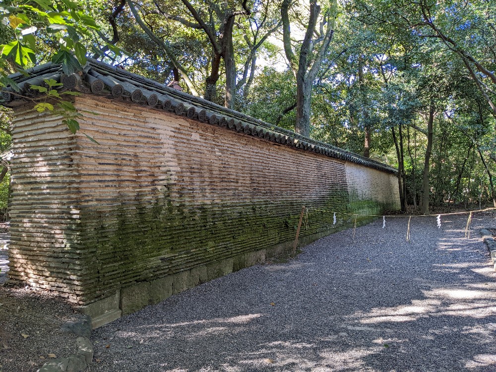 織田信長が奉納した信長塀
