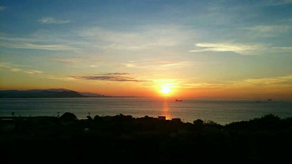 淡路サービスエリアから見た日の出