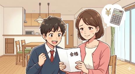 工業高校に合格したのも束の間、学費がいくら掛かるか心配になる